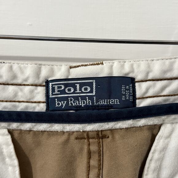 Polo Ralph Lauren Classic Fit Cargo Shorts 9 In Tan Men's Size 34 - Picture 6 of 8